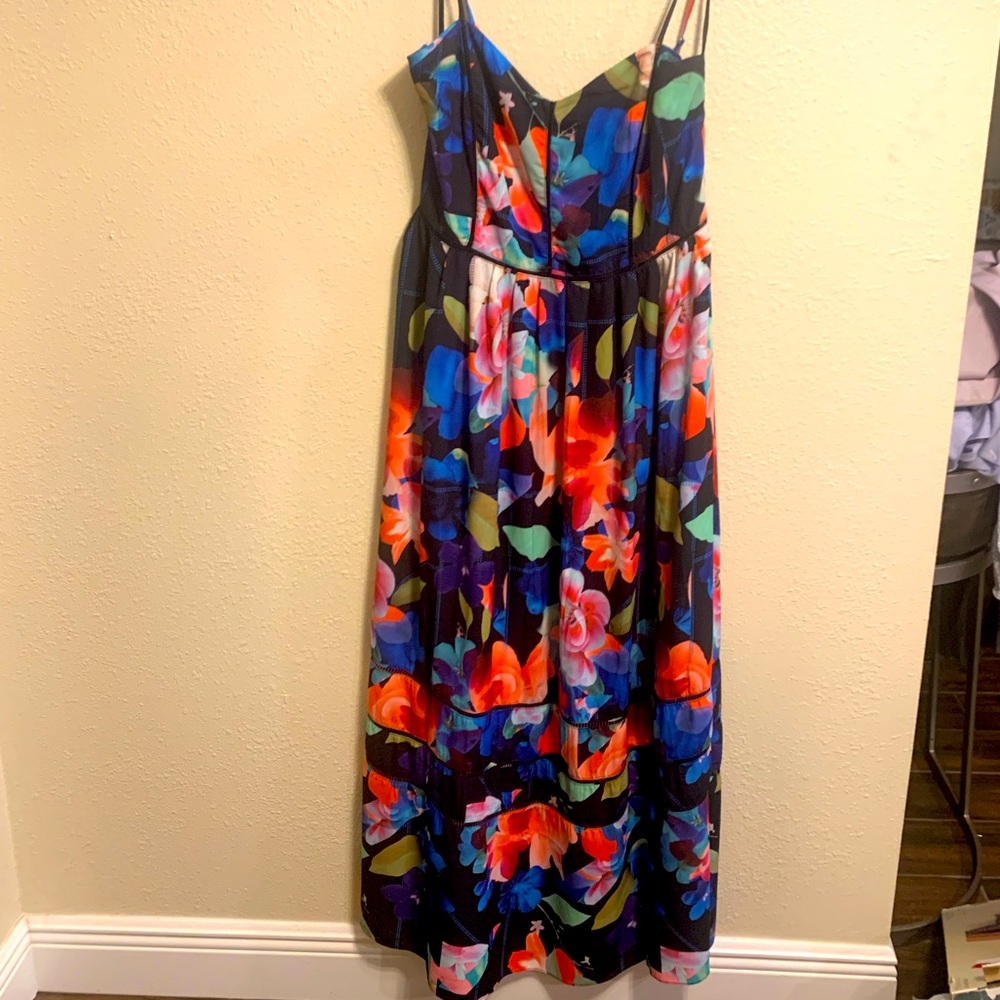 City chic floral maxi dress